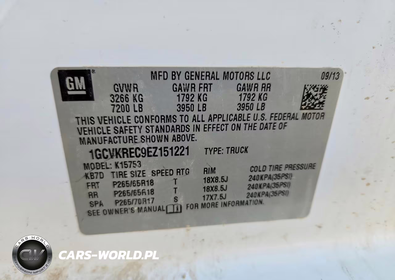 2014 Chevrolet Silverado K1500 Lt VIN:1GCVKREC9EZ151221 - 13