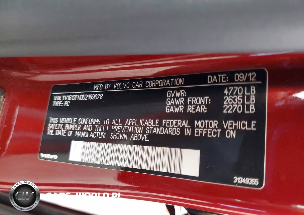 2013 Volvo S60 T5 VIN:YV1612FH0D2189978 - 12