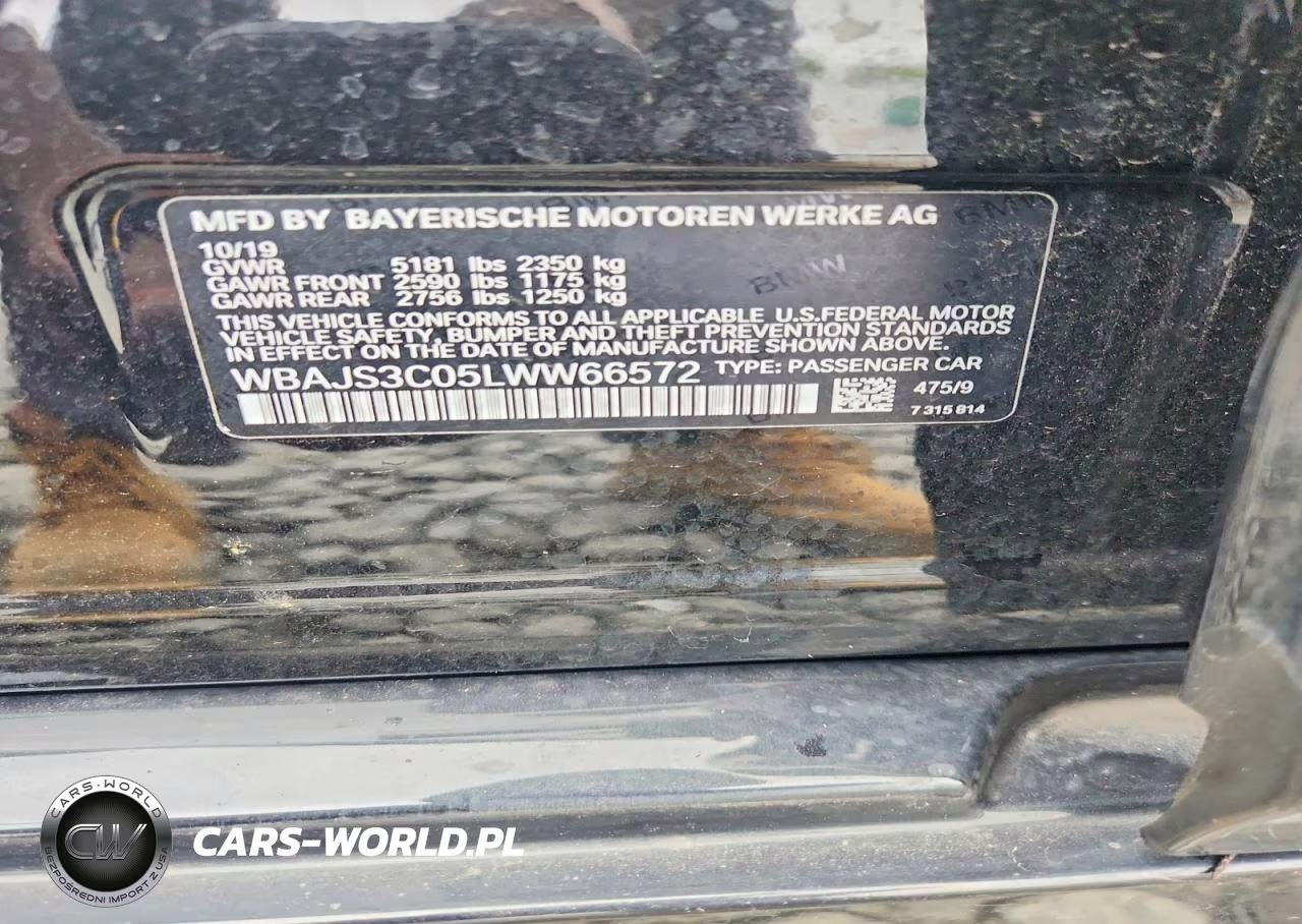 2020 BMW 540 Xi VIN:WBAJS3C05LWW66572 - 12