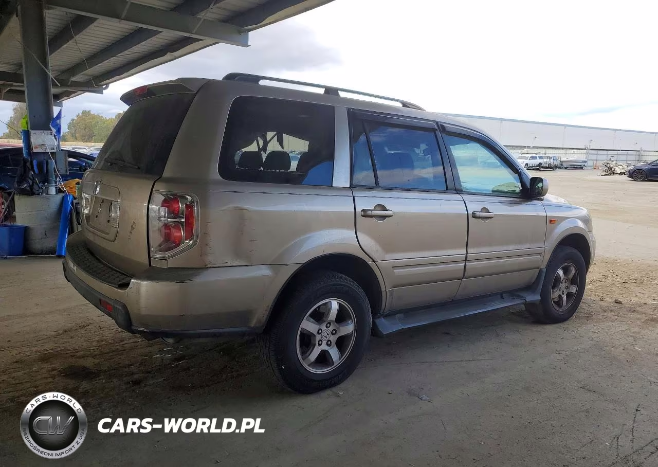 2007 Honda Pilot Exl VIN:5FNYF285X7B023021 - 3