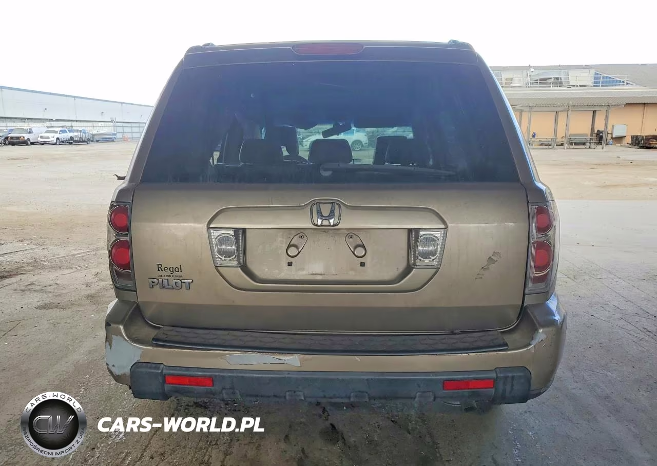 2007 Honda Pilot Exl VIN:5FNYF285X7B023021 - 6