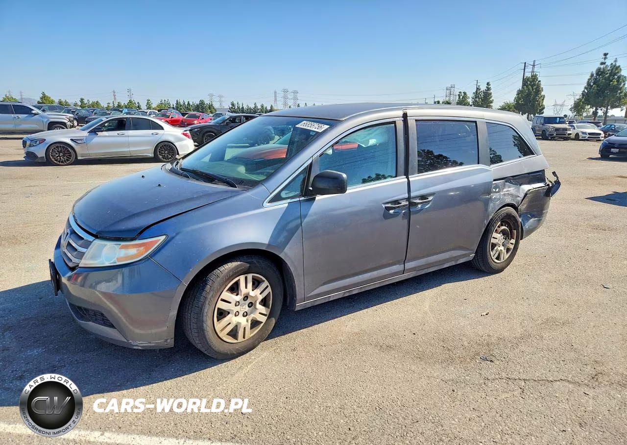 2012 Honda Odyssey Lx VIN:5FNRL5H24CB107544 - 1
