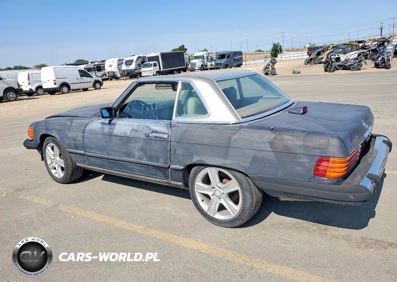 1986 Mercedes-Benz 560 Sl VIN:WDBBA48D6GA037657 - 2