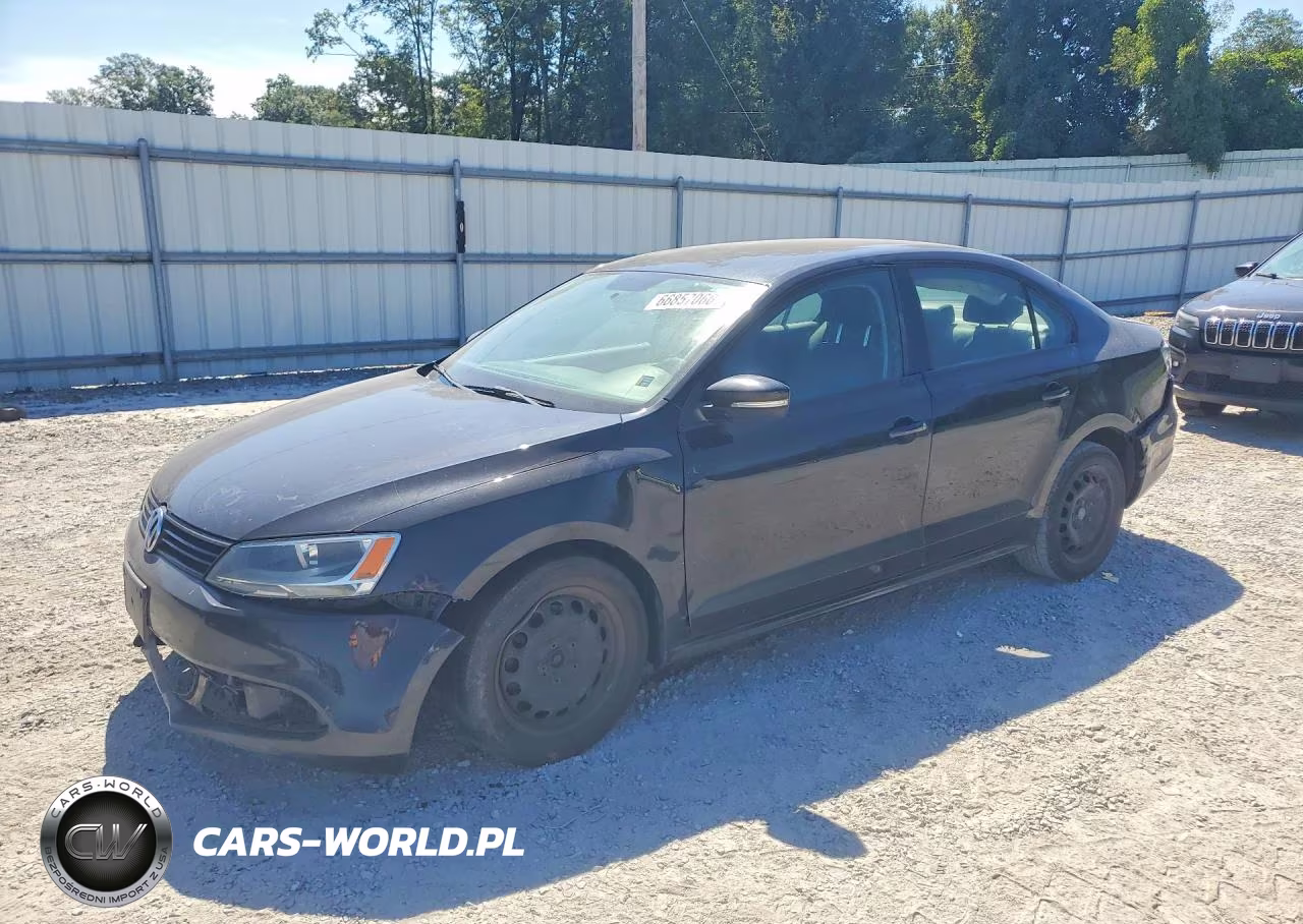 2012 Volkswagen Jetta Se VIN:3VWDX7AJ6CM072896 - 1