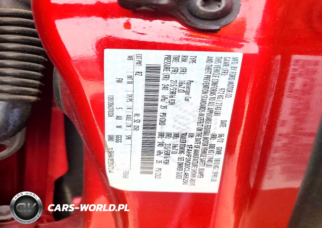 2012 Ford Focus Sel VIN:1FAHP3M20CL466290 - 12