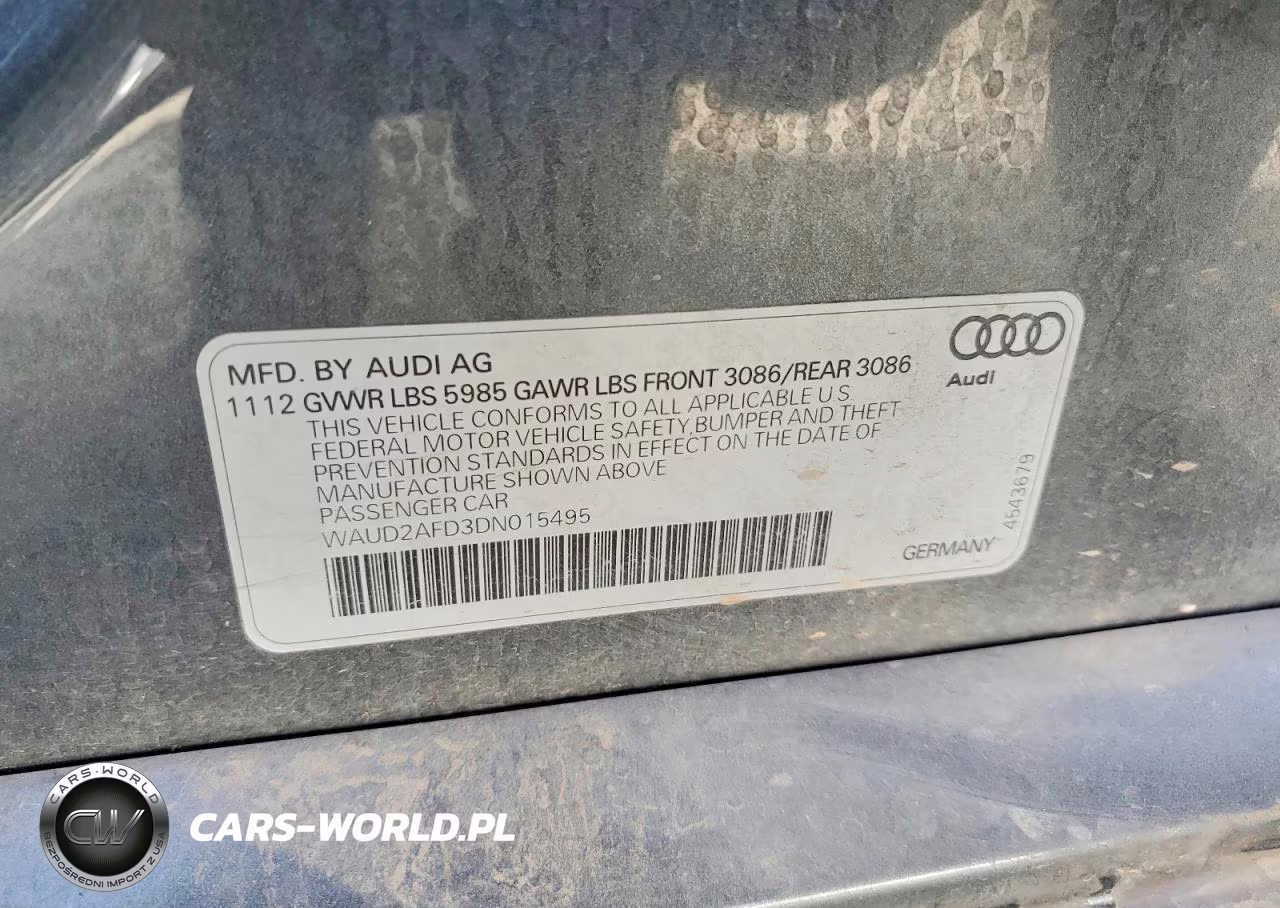 2013 Audi S8 Quattro VIN:WAUD2AFD3DN015495 - 12