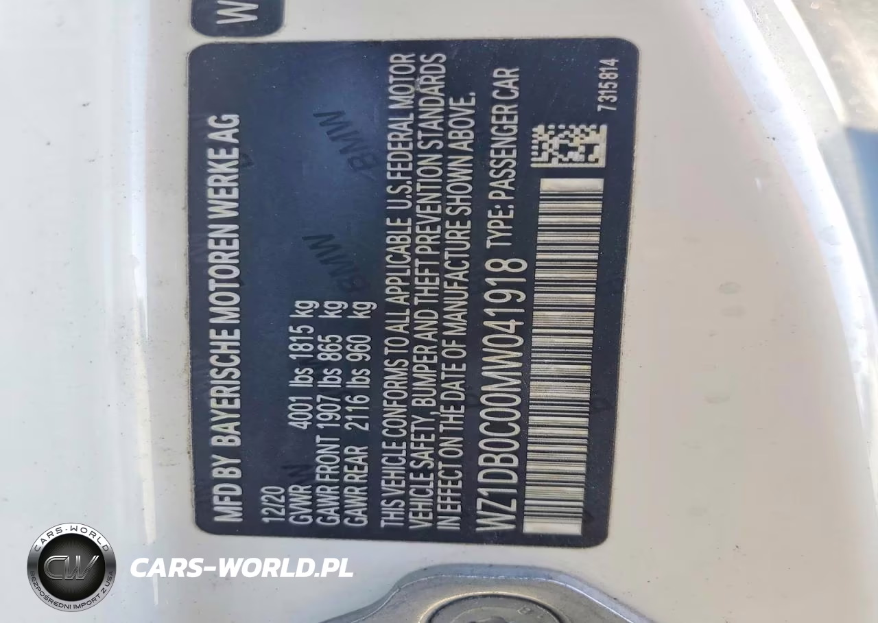 2021 Toyota Gr Supra 3.0 Premium VIN:WZ1DB0C00MW041918 - 12