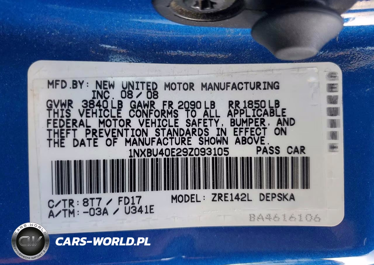 2009 Toyota Corolla S VIN:1NXBU40E29Z093105 - 13