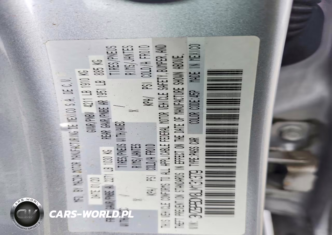2020 Mazda 3 Preferred VIN:3MZBPBDM8LM131379 - 12