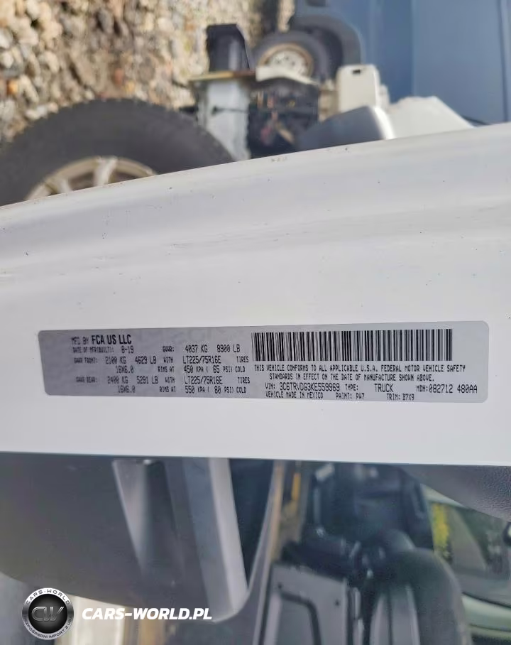 2019 Ram Promaster 2500 Delivery Van VIN:3C6TRVDG3KE559969 - 13