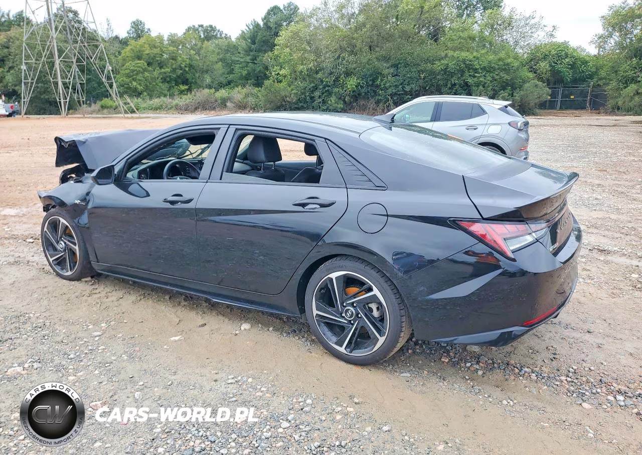 2021 Hyundai Elantra N Line VIN:KMHLR4AF7MU117386 - 2