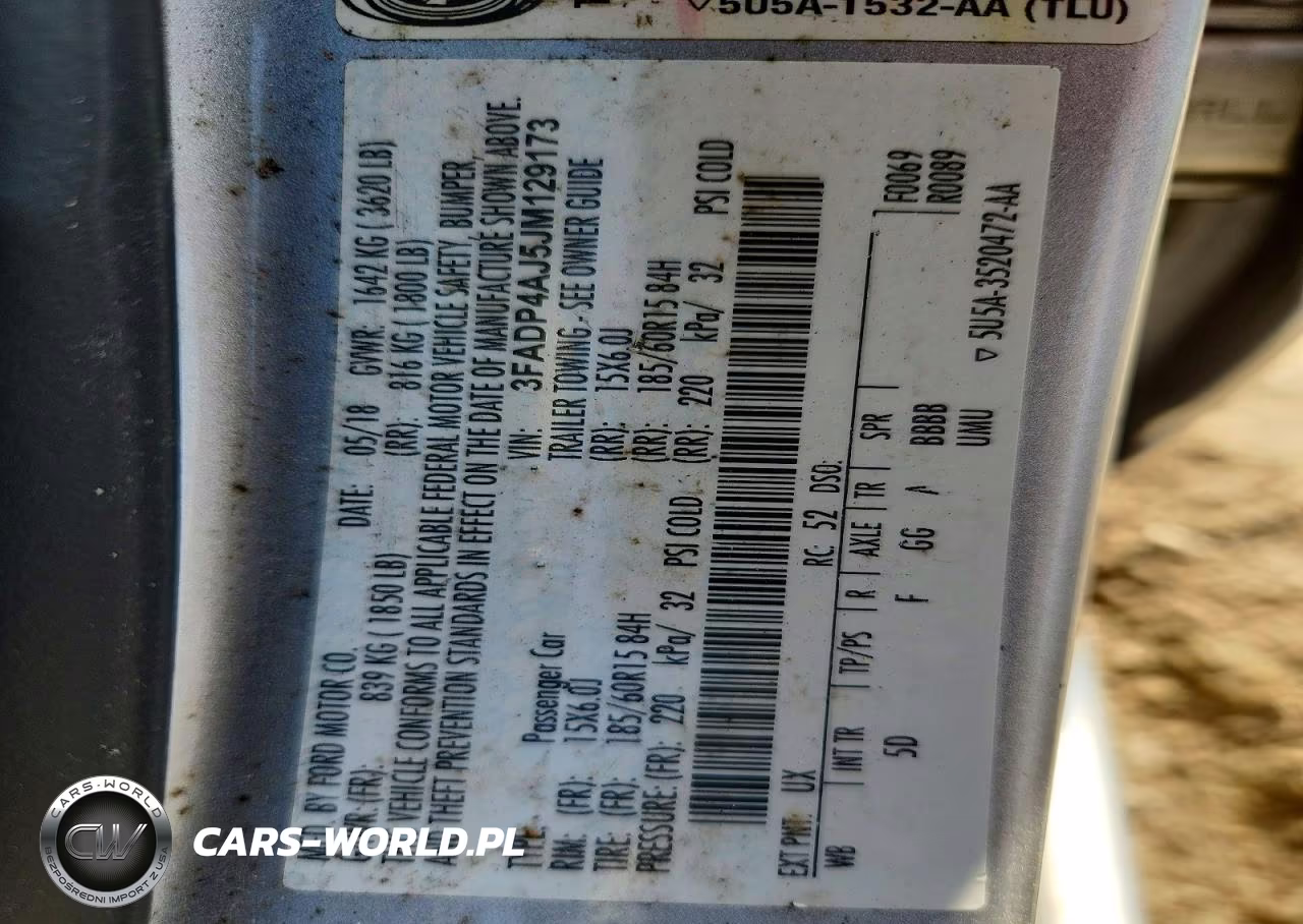 2018 Ford Fiesta S VIN:3FADP4AJ5JM129173 - 12