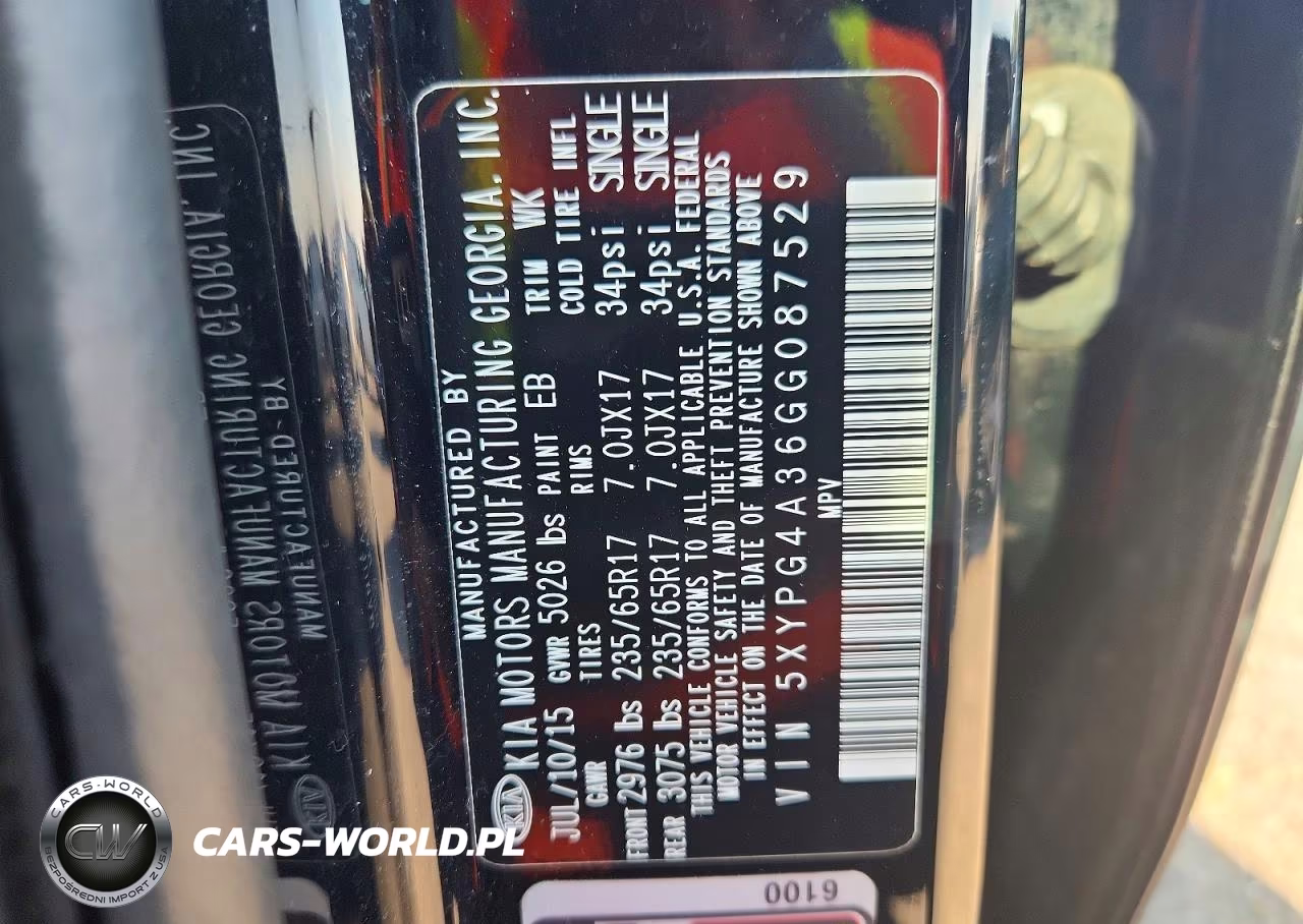 2016 Kia Sorento L VIN:5XYPG4A36GG087529 - 13
