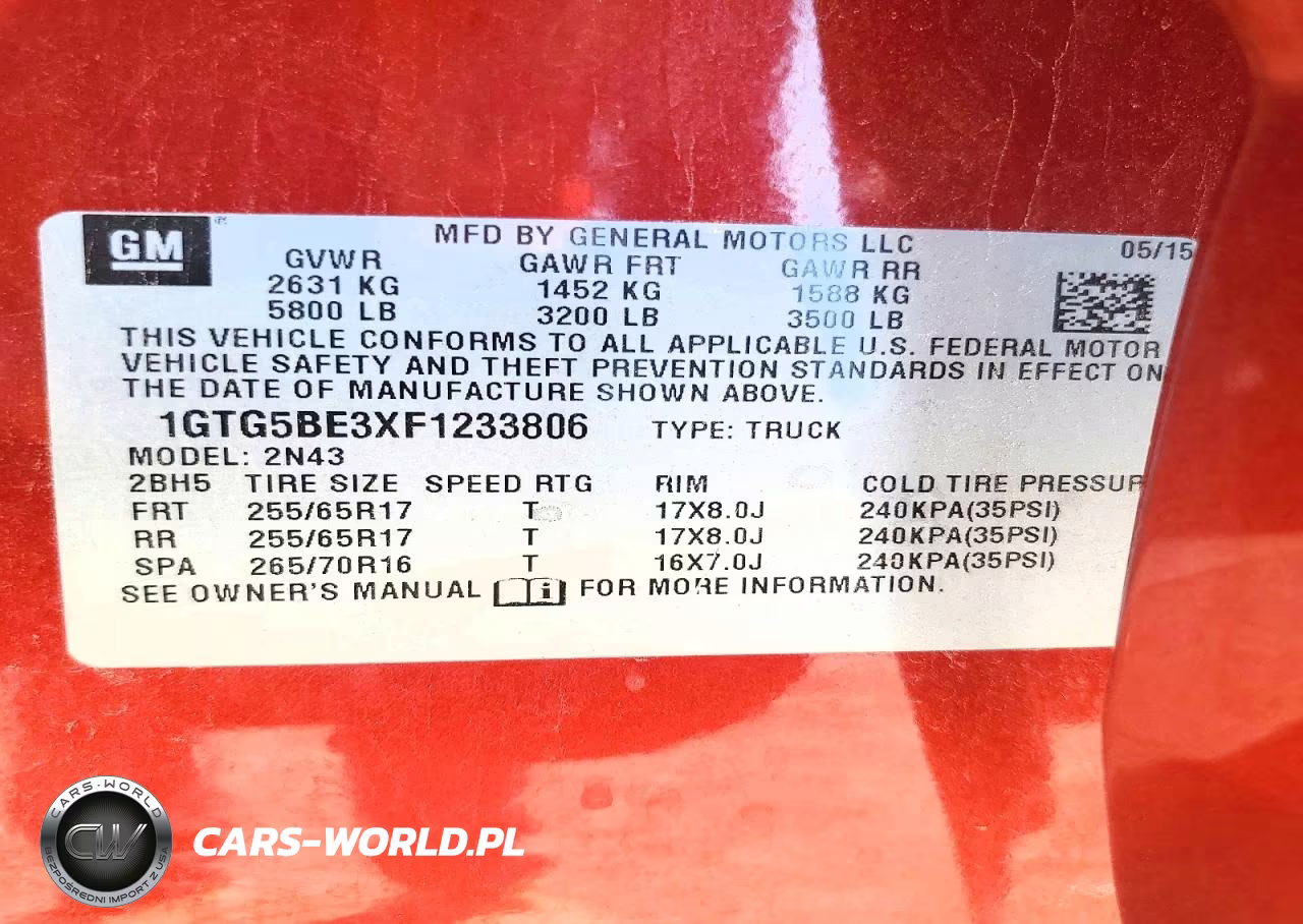 2015 GMC Canyon Sle VIN:1GTG5BE3XF1233806 - 13