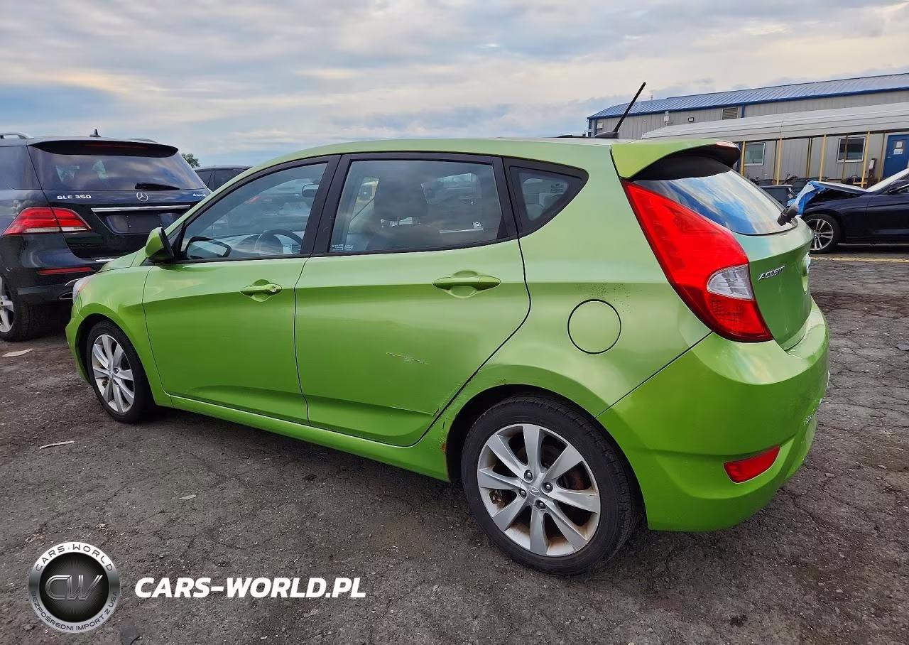 2012 Hyundai Accent Se VIN:KMHCU5AE2CU037472 - 2