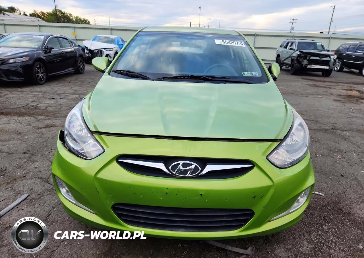 2012 Hyundai Accent Se VIN:KMHCU5AE2CU037472 - 5