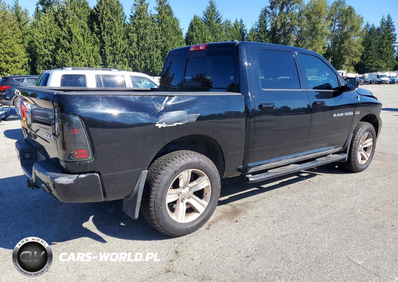 2012 Dodge Ram 1500 Sport VIN:1C6RD7MT2CS338329 - 3
