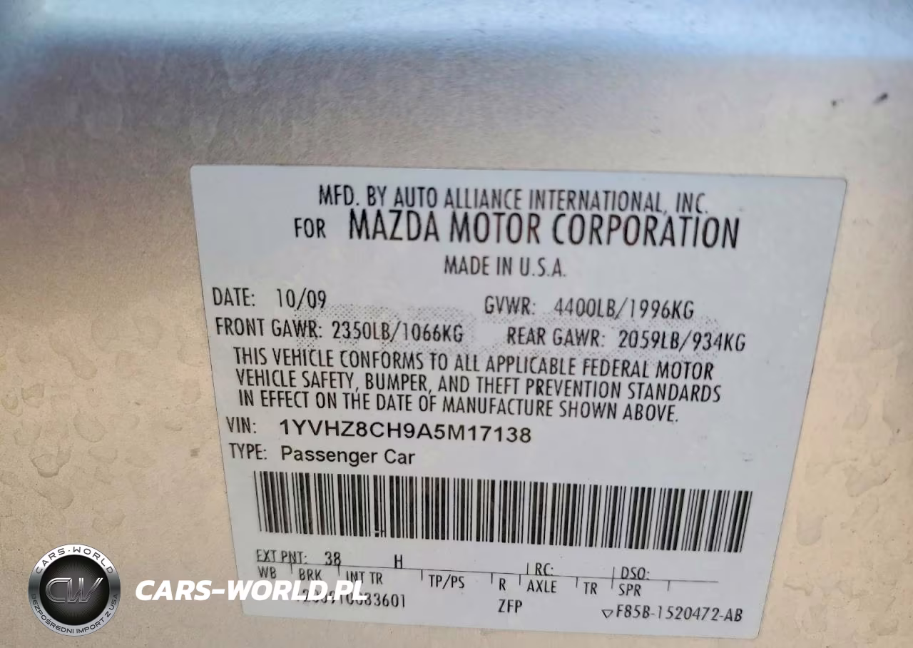 2010 Mazda 6 I VIN:1YVHZ8CH9A5M17138 - 12
