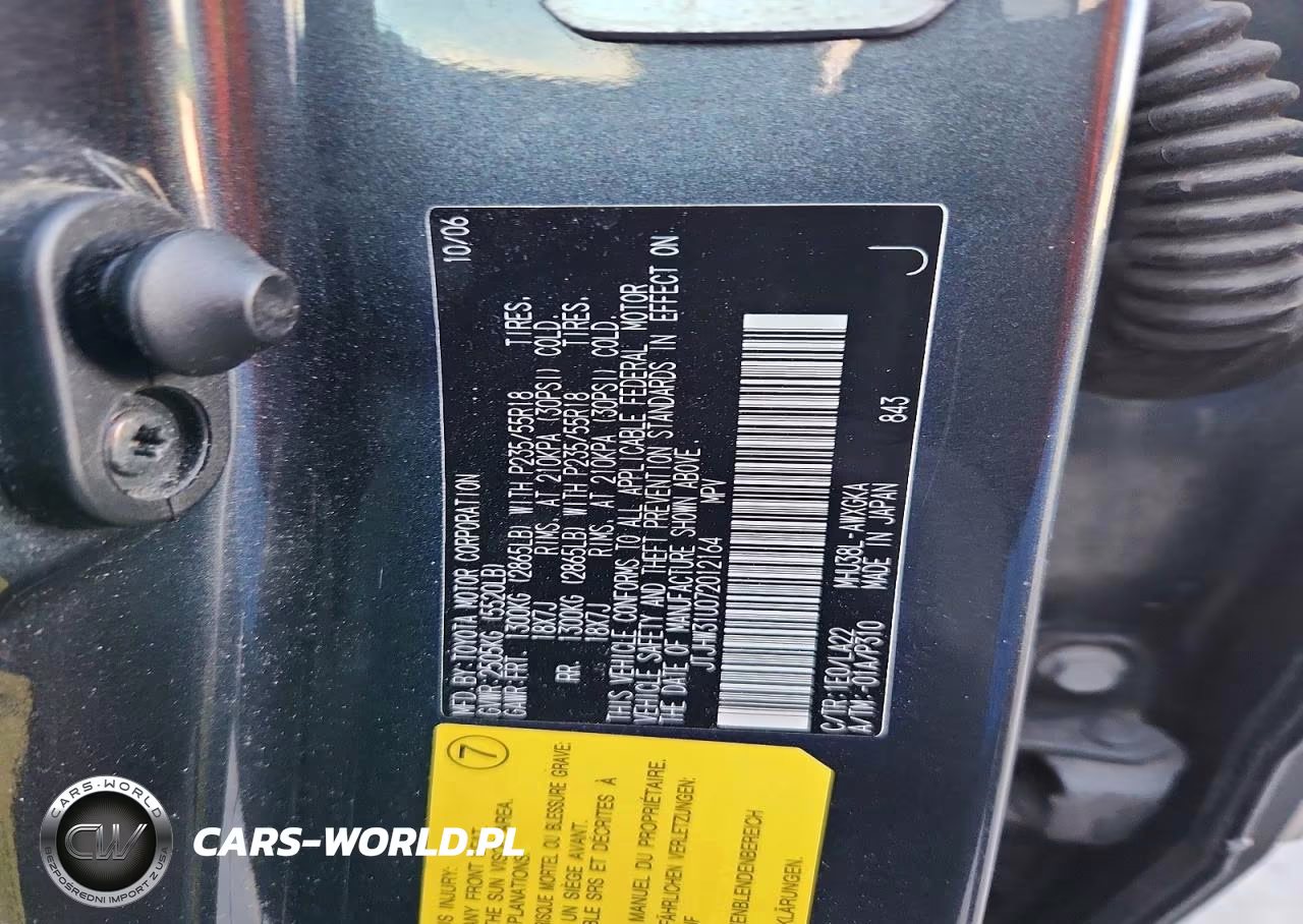 2007 Lexus Rx 400H VIN:JTJHW31U072012164 - 14