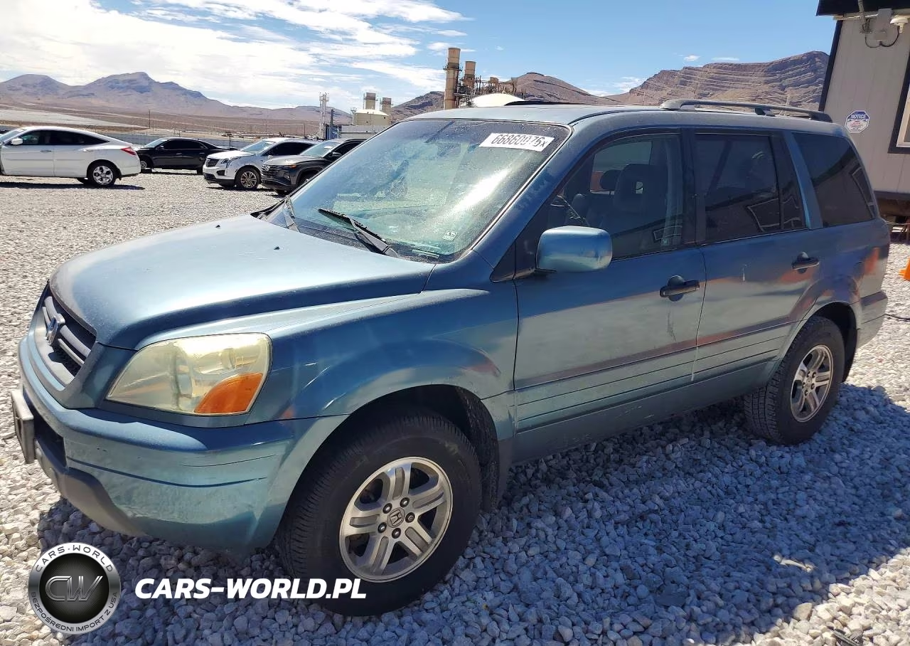2005 Honda Pilot Exl VIN:2HKYF18535H559902 - 1