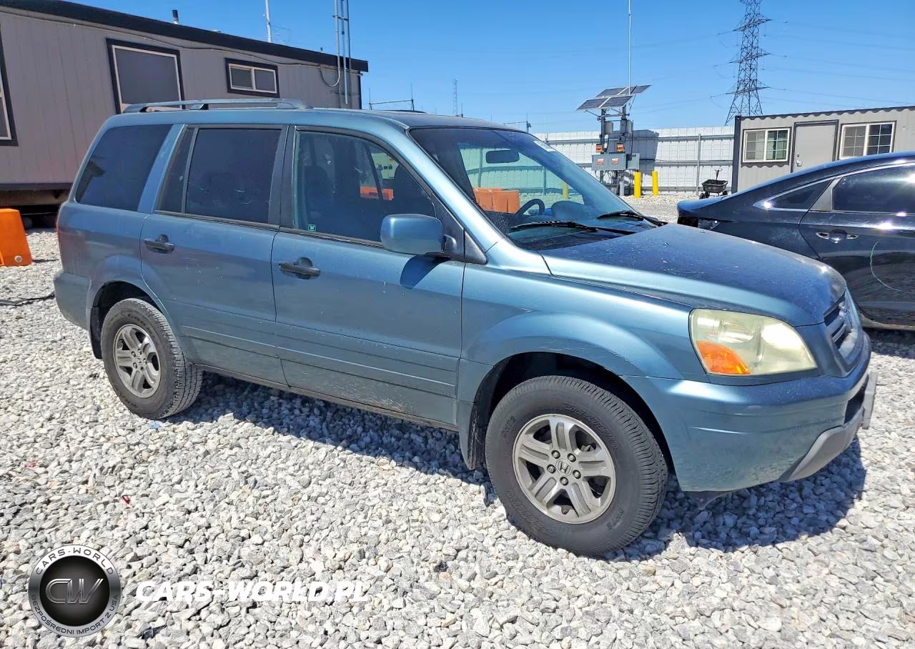 2005 Honda Pilot Exl VIN:2HKYF18535H559902 - 4