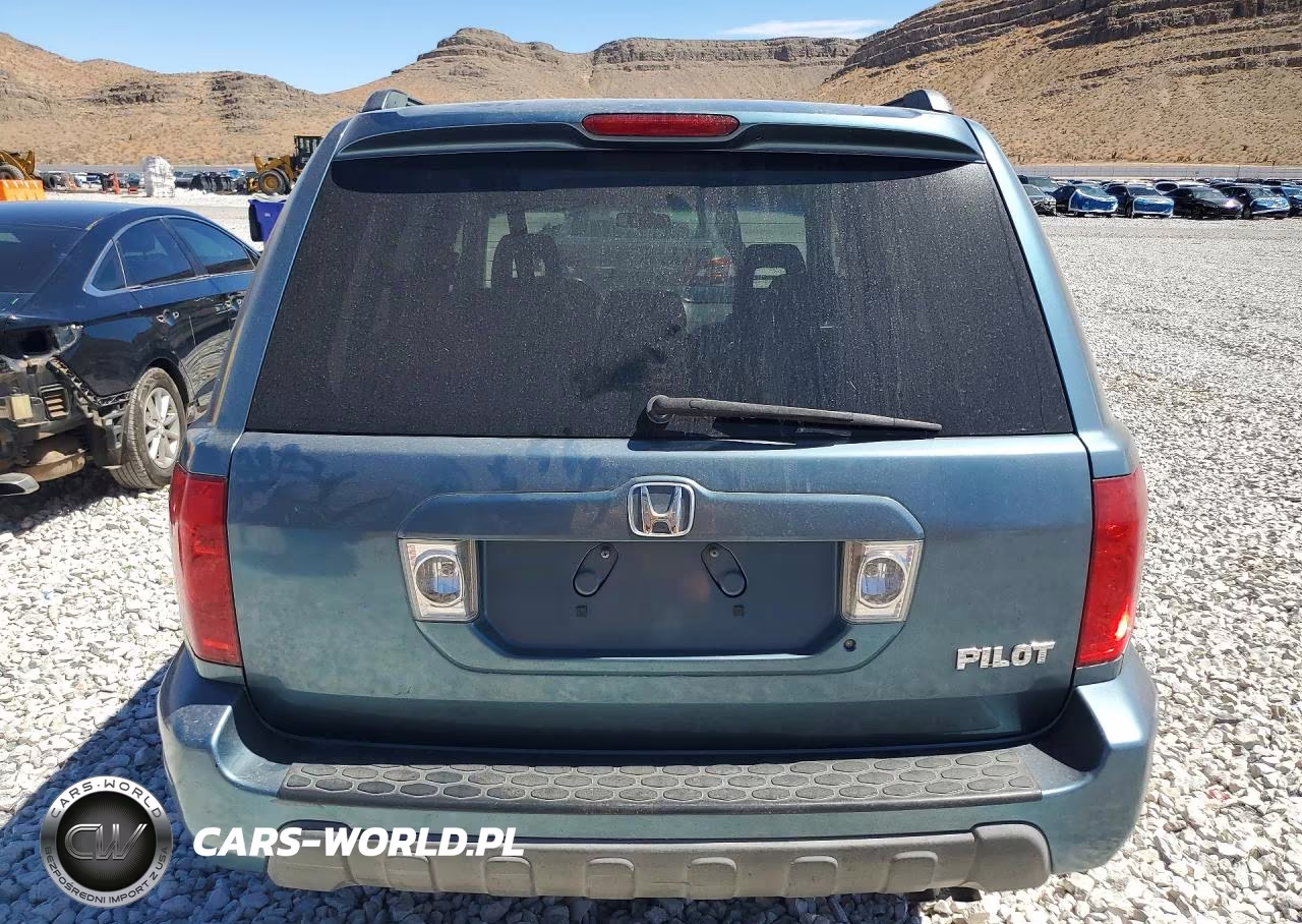 2005 Honda Pilot Exl VIN:2HKYF18535H559902 - 6