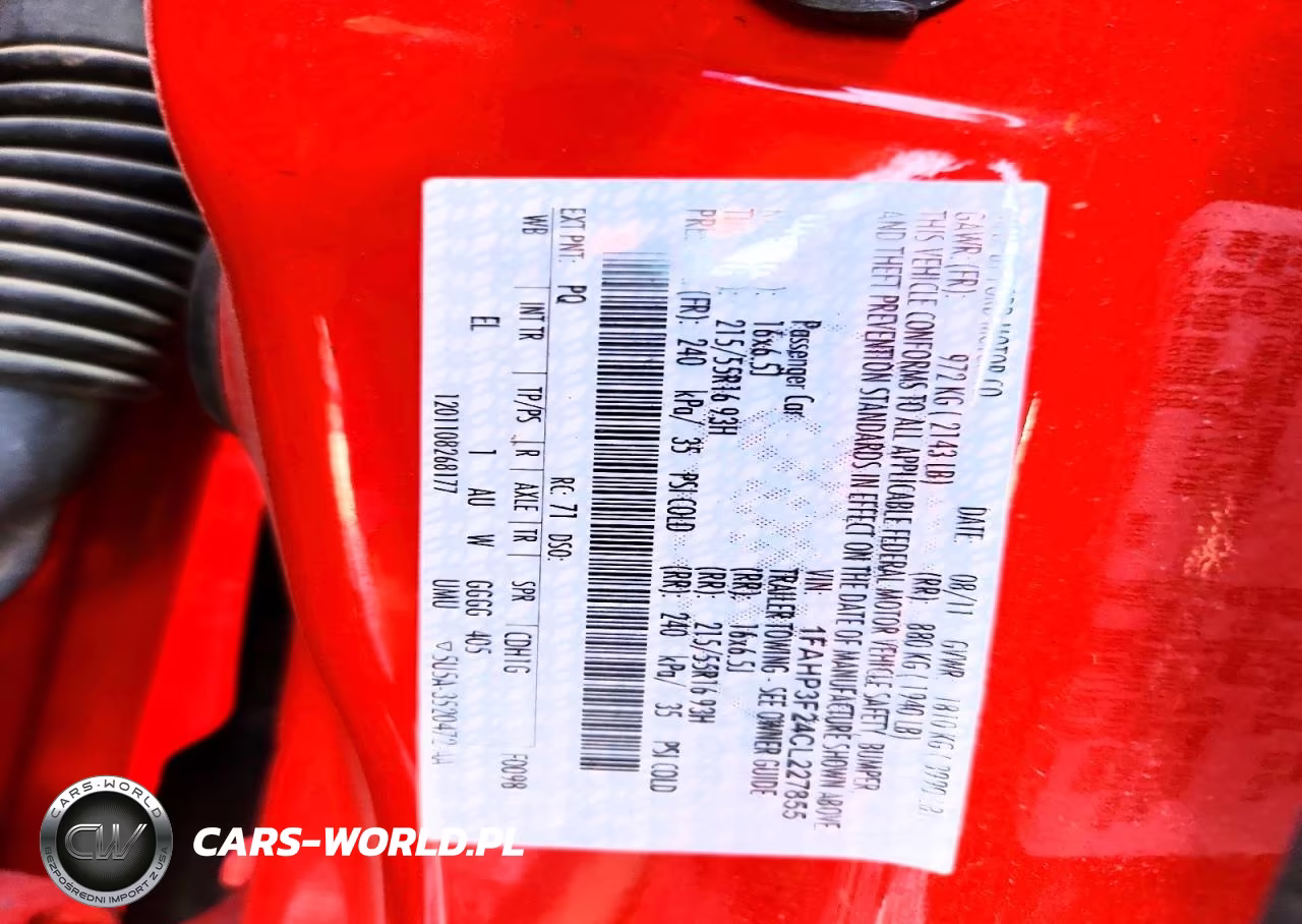 2012 Ford Focus Se VIN:1FAHP3F24CL227855 - 13