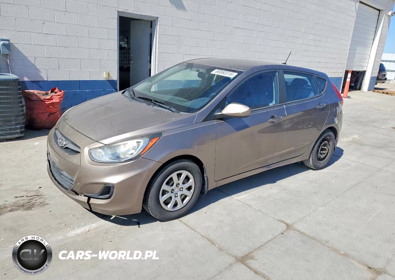 2012 Hyundai Accent Gs VIN:KMHCT5AE2CU043825 - 1