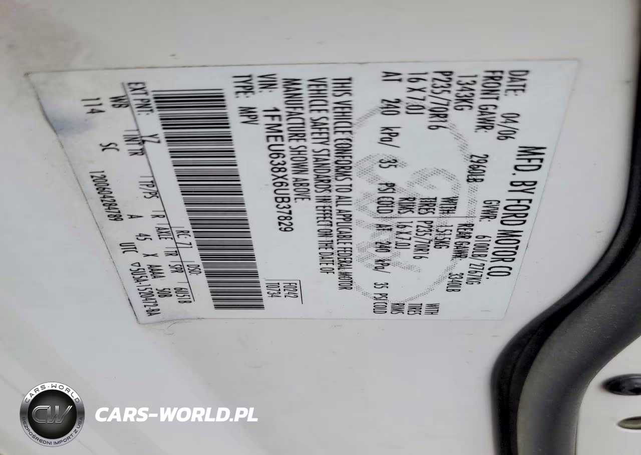 2006 Ford Explorer Xlt VIN:1FMEU638X6UB37829 - 13