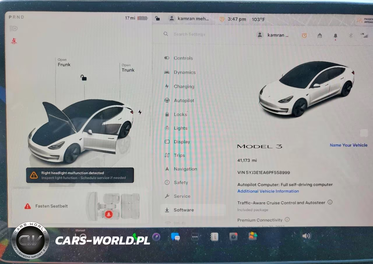 2023 Tesla Model 3 VIN:5YJ3E1EA6PF558999 - 9