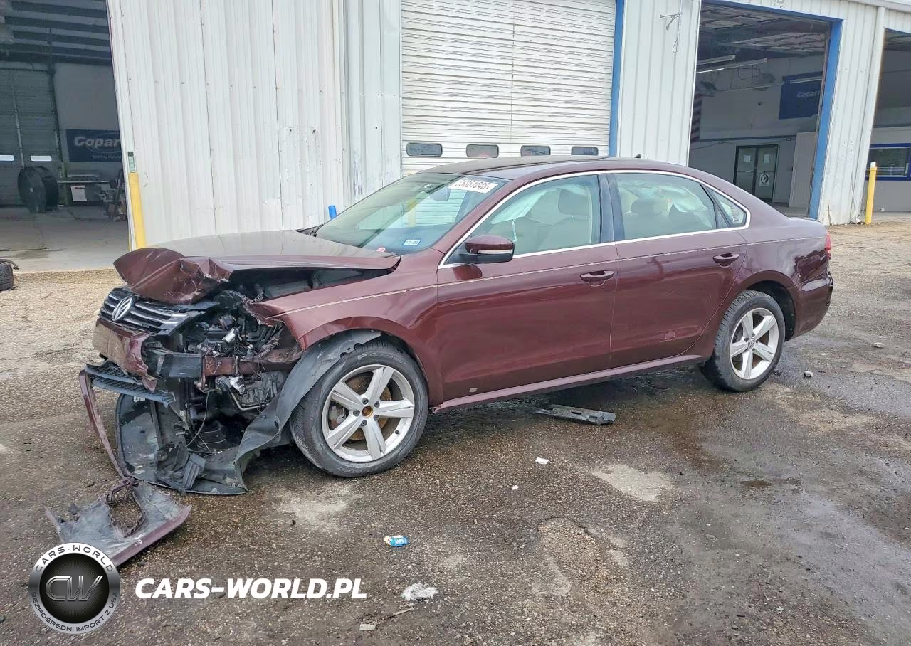 2013 Volkswagen Passat Se VIN:1VWBH7A32DC106213 - 1