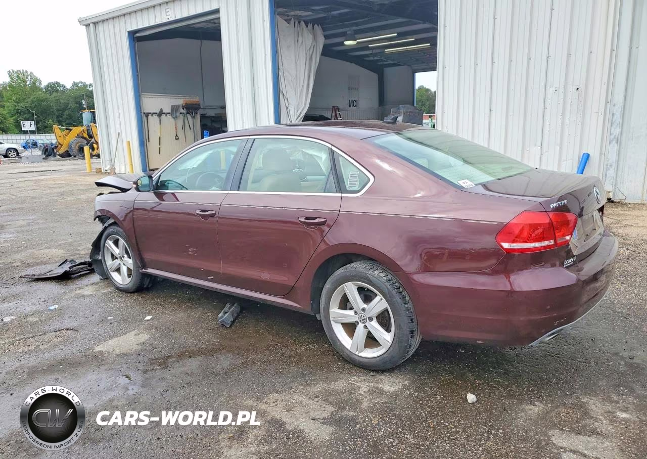 2013 Volkswagen Passat Se VIN:1VWBH7A32DC106213 - 2