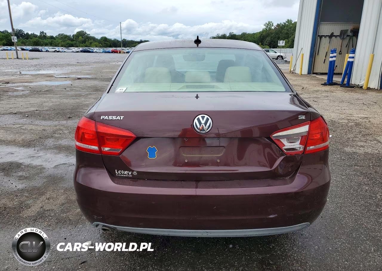 2013 Volkswagen Passat Se VIN:1VWBH7A32DC106213 - 6