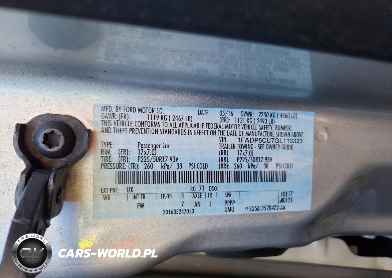 2016 Ford C-Max Premium Sel VIN:1FADP5CU7GL113323 - 12