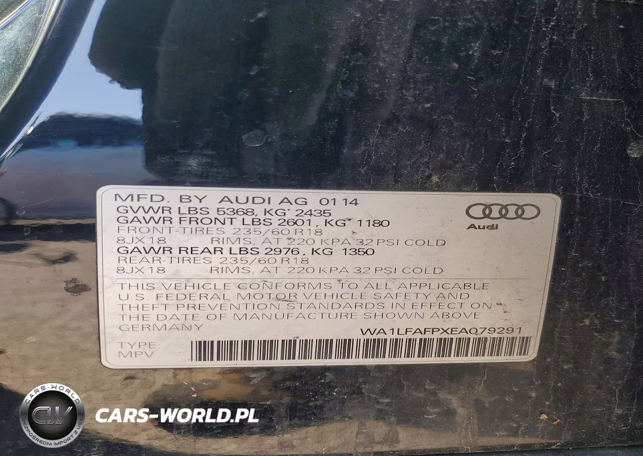 2014 Audi Q5 Premium Plus VIN:WA1LFAFPXEA079291 - 13