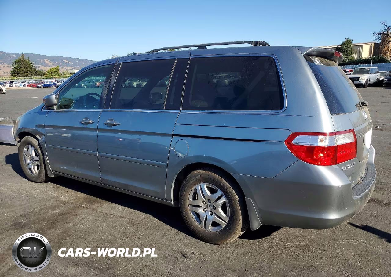 2007 Honda Odyssey Exl VIN:5FNRL38707B006832 - 2