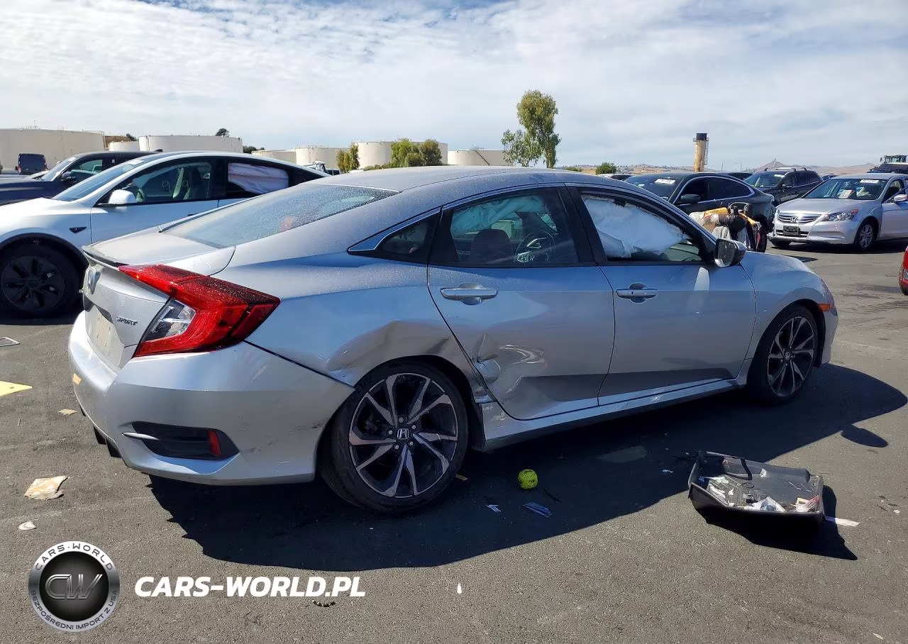 2020 Honda Civic Sport VIN:2HGFC2F84LH531259 - 3
