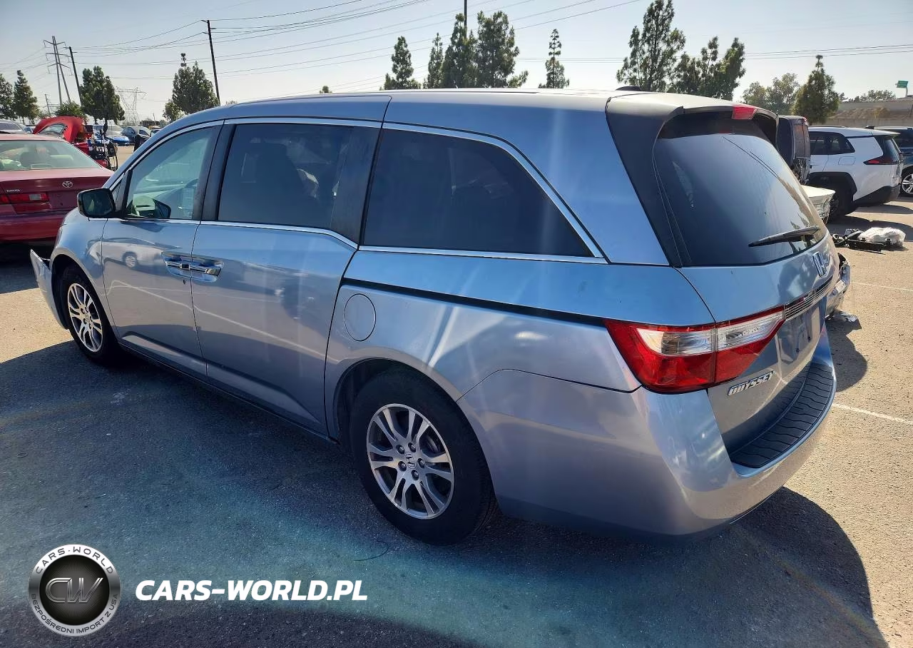 2012 Honda Odyssey Exl VIN:5FNRL5H62CB125639 - 2
