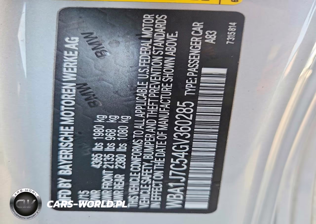 2016 BMW M235I VIN:WBA1J7C54GV360285 - 12