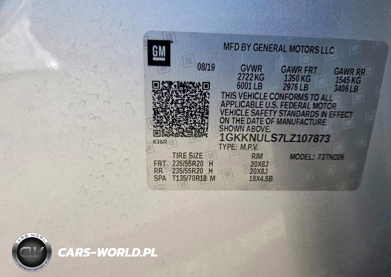 2020 GMC Acadia Slt VIN:1GKKNULS7LZ107873 - 14