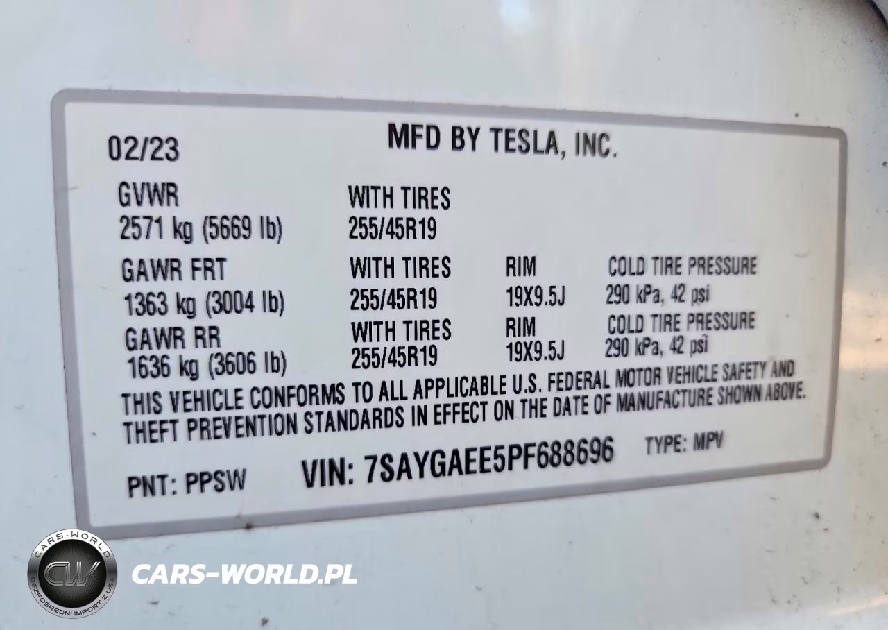 2023 Tesla Model Y VIN:7SAYGAEE5PF688696 - 13