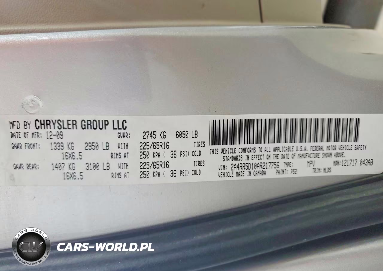 2010 Chrysler Town & Country Touring VIN:2A4RR5D10AR217756 - 13