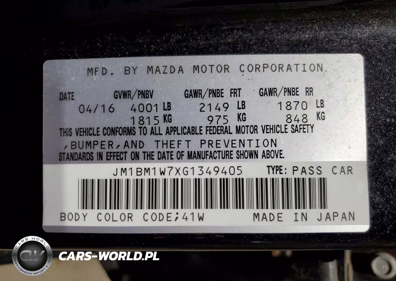 2016 Mazda 3 Touring VIN:JM1BM1W7XG1349405 - 12