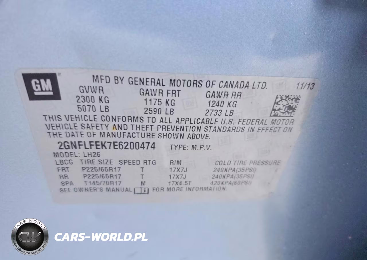 2014 Chevrolet Equinox Lt VIN:2GNFLFEK7E6200474 - 13