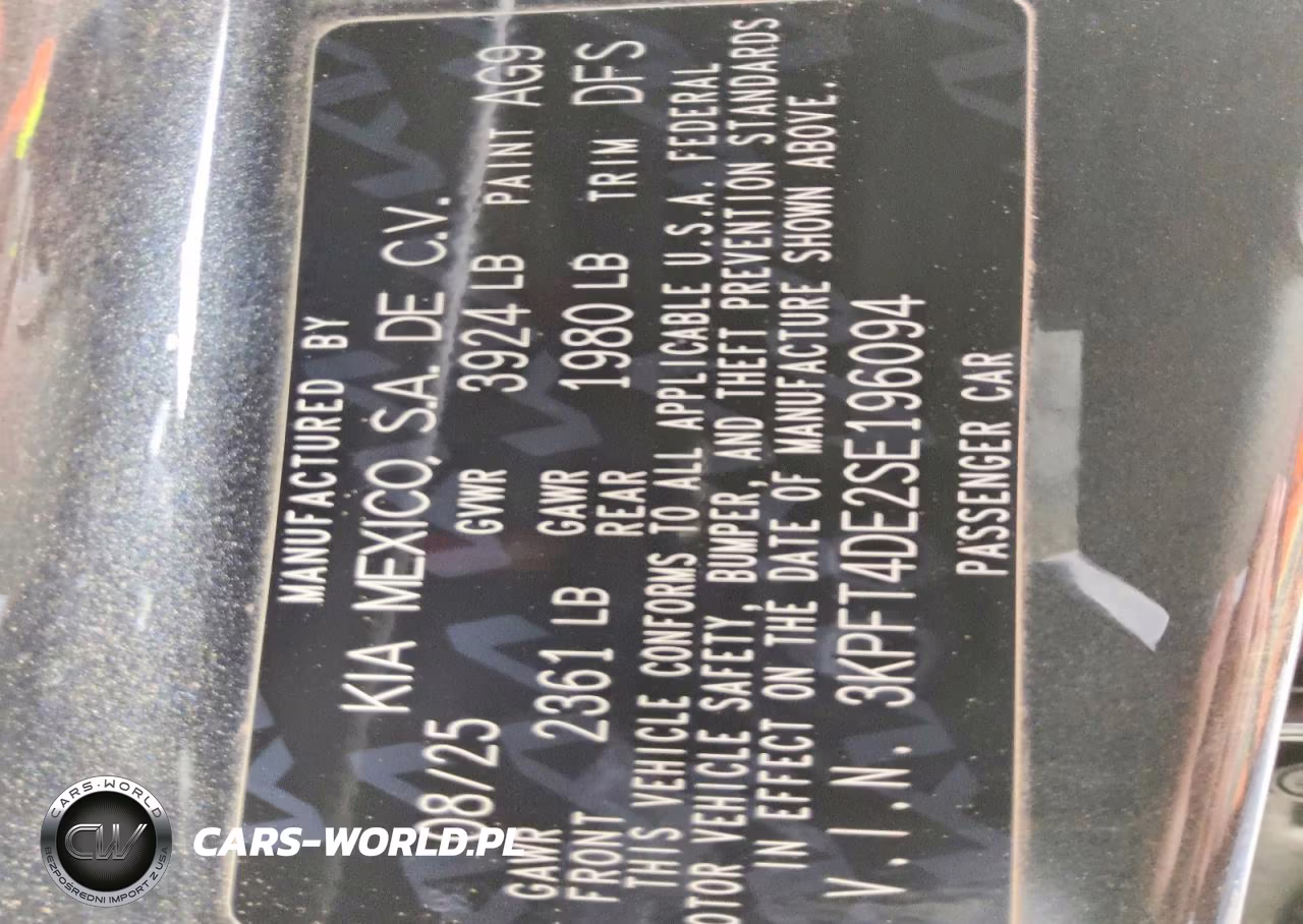 2025 Kia K4 Lx VIN:3KPFT4DE2SE196094 - 12