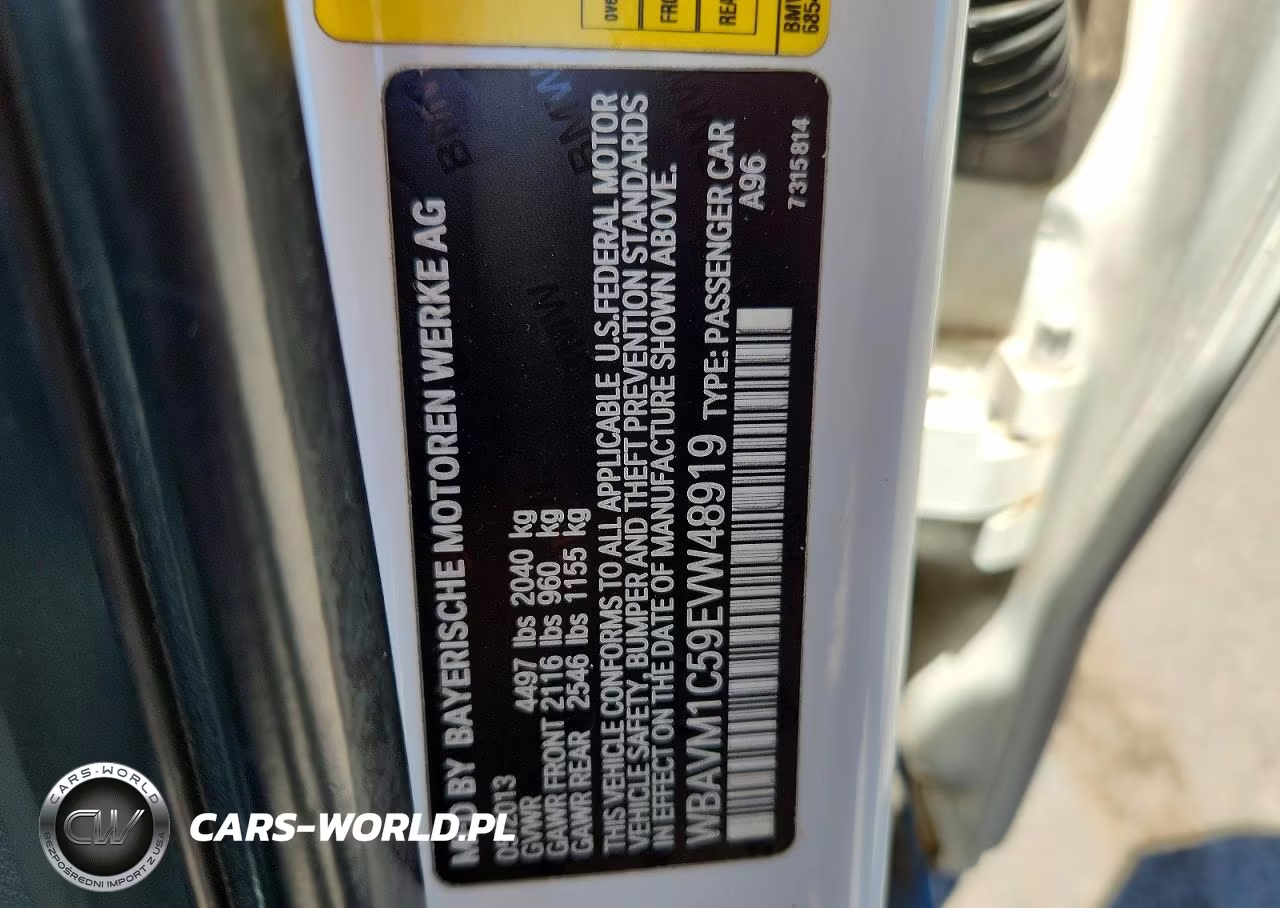 2014 BMW X1 Sdrive28I VIN:WBAVM1C59EVW48919 - 14