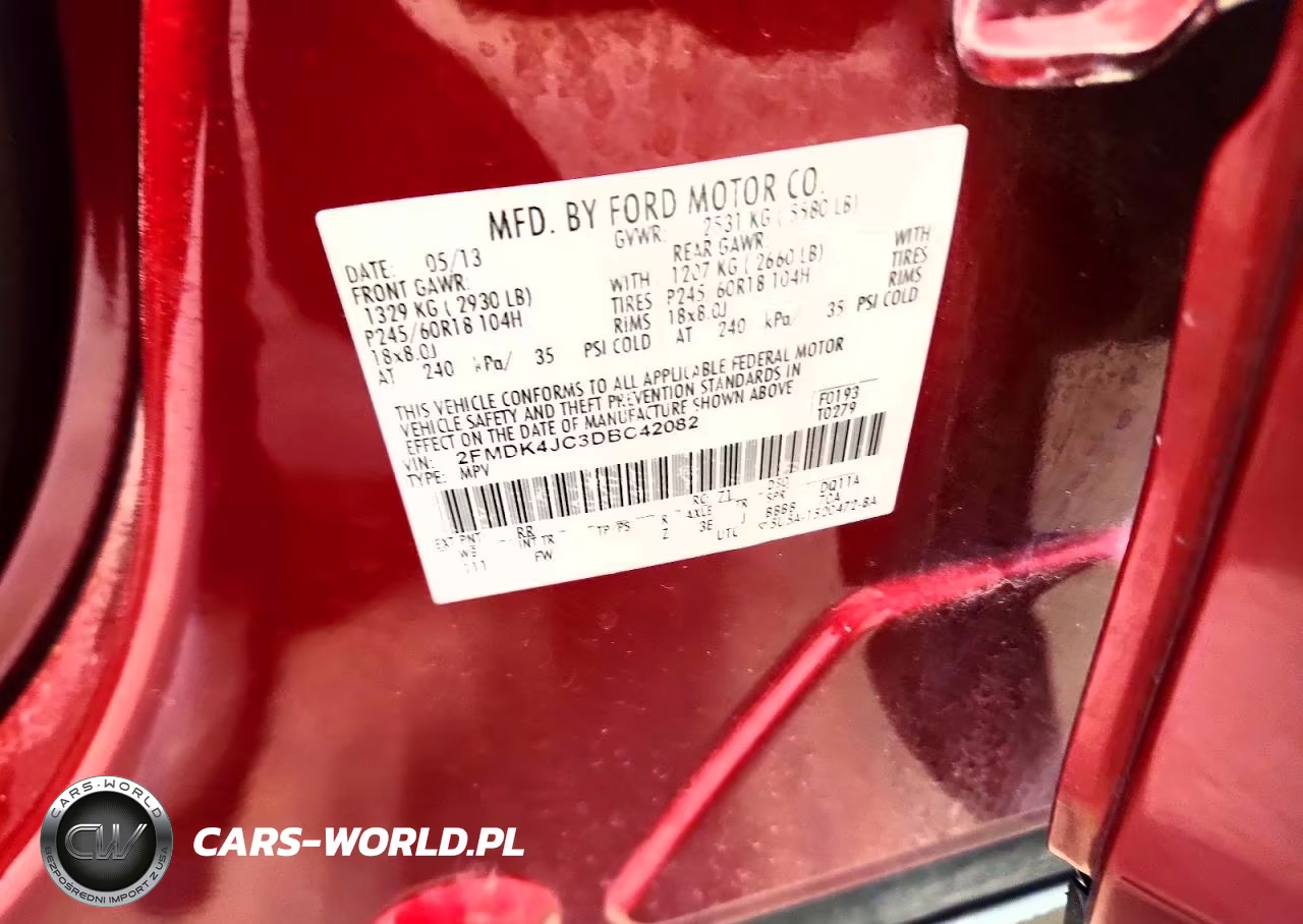 2013 Ford Edge Sel VIN:2FMDK4JC3DBC42082 - 13