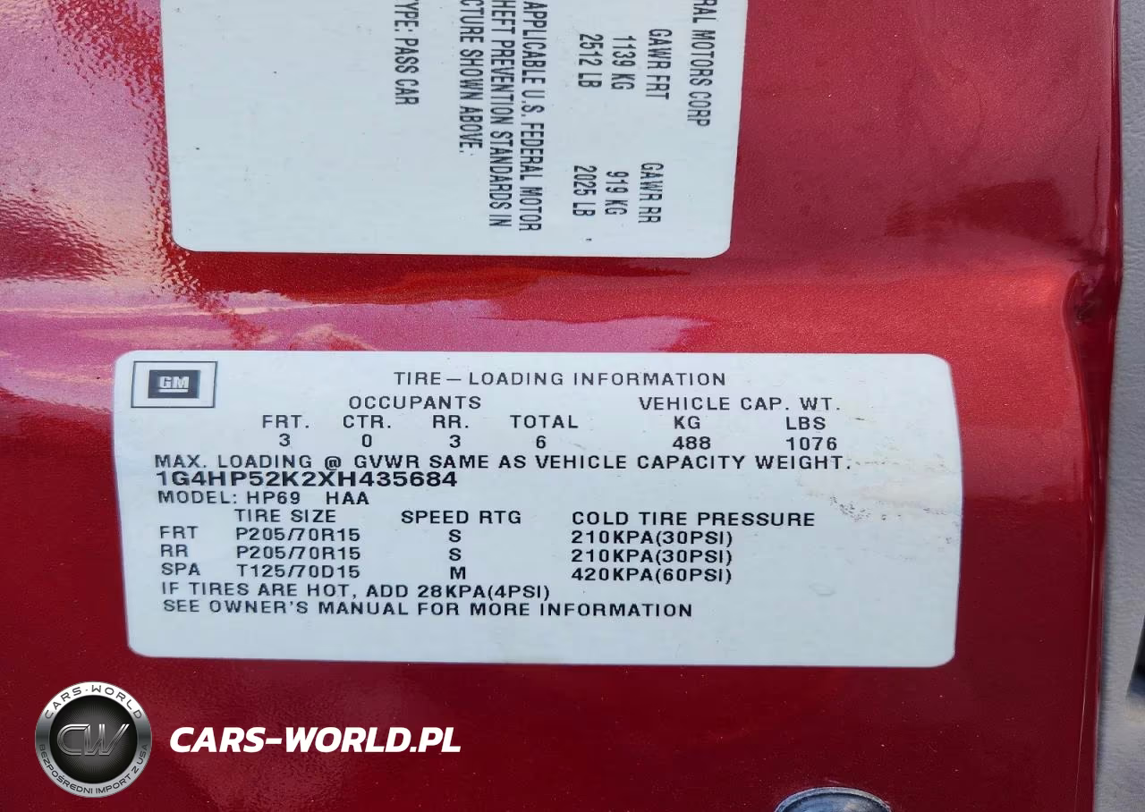 1999 Buick Lesabre Custom VIN:1G4HP52K2XH435684 - 12