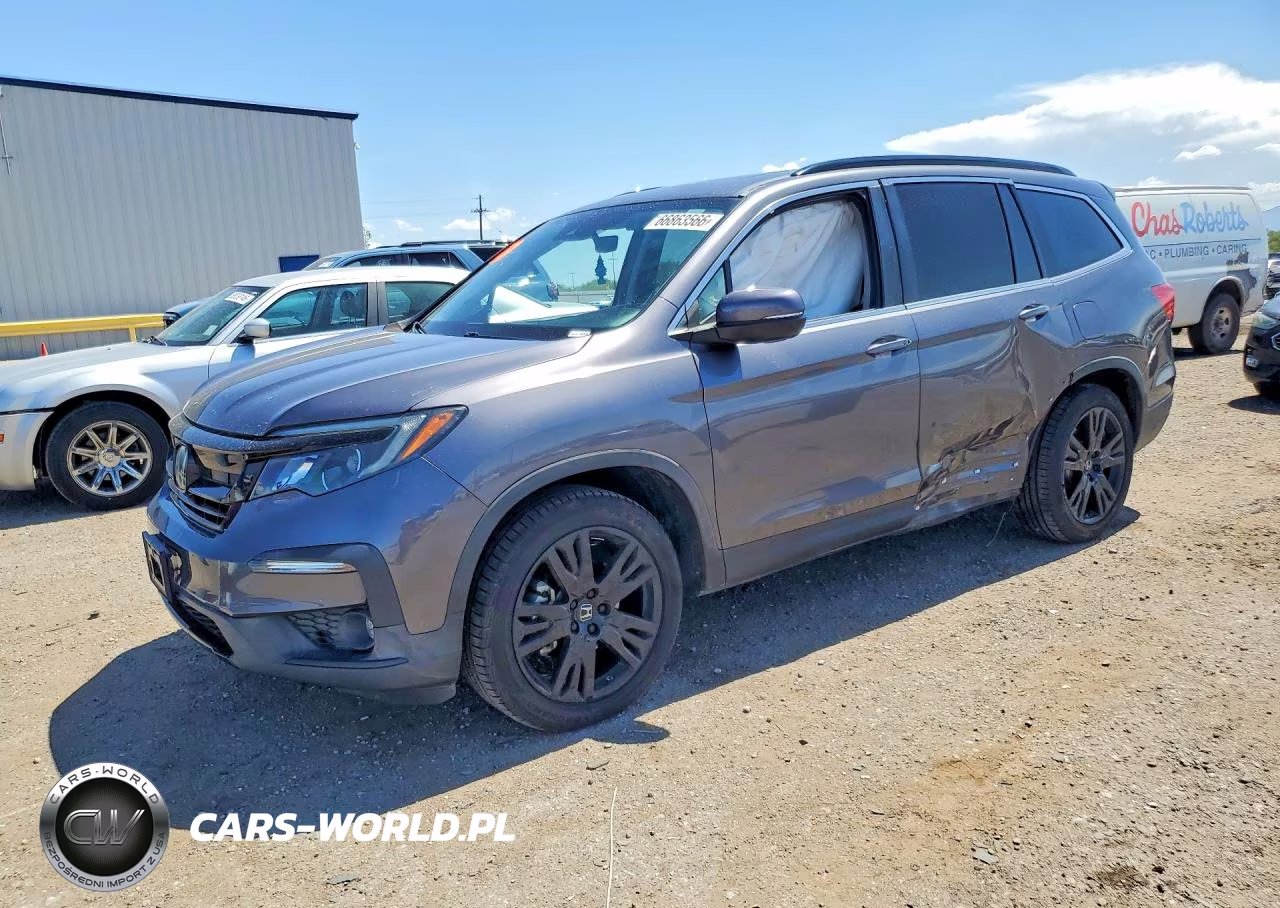 2021 Honda Pilot Se VIN:5FNYF6H22MB016413 - 1