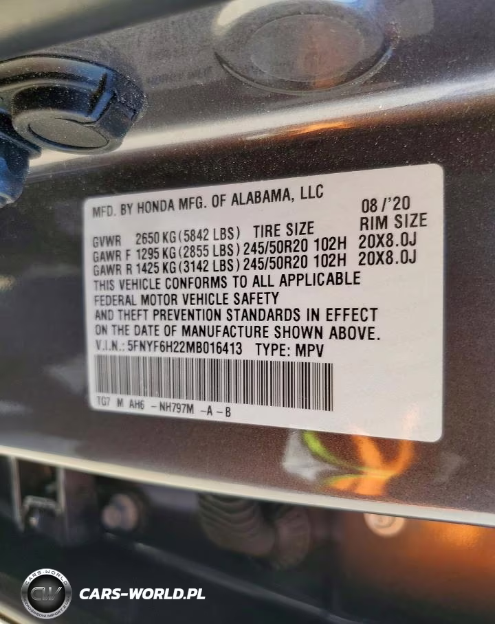 2021 Honda Pilot Se VIN:5FNYF6H22MB016413 - 12
